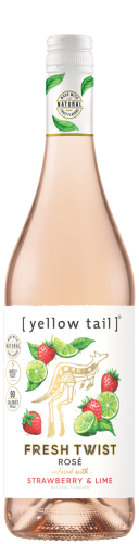 Yellow Tail Fresh Twist Rose Strawberry & Lime