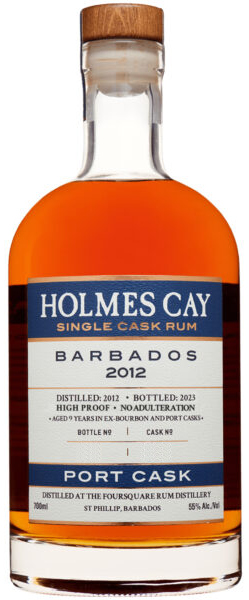 Holmes Cay Rum Single Cask "Barbados - Foursquare 2012 - Port Cask"