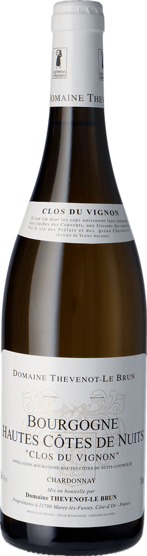 Domaine Thevenot-Le Brun & Fils Bourgogne Hautes Cotes De Nuits Blanc Clos Du Vignon Domaine Thevenot-Le Brun & Fils Bourgogne Hautes Cotes De Nuits Blanc Clos Du Vignon