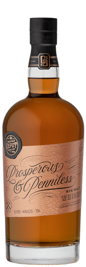 Prosperous & Penniless Rye Whiskey Cabernet Sauvignon Barrel Finish
