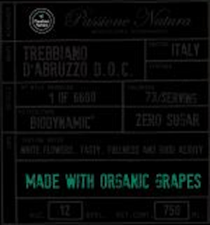 Passione Natura Trebbiano d'Abruzzo Organic