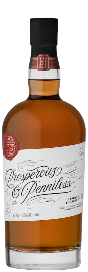 Prosperous & Penniless Gin Barrel Aged Chardonnay Barrel Finish Prosperous & Penniless Gin Barrel Aged Chardonnay Barrel Finish