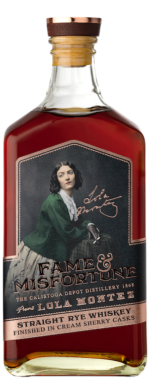 Fame & Misfortune Lola Montez Straight Rye Whiskey Cream Sherry Cask Finish