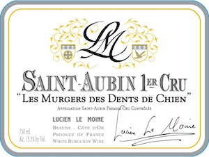 Lucien Le Moine Saint Aubin 1er Cru Les Murgers des Dents de Chien