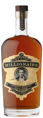The First Millionaire Whiskey American Barley Single Malt Sacramento The First Millionaire Whiskey American Barley Single Malt Sacramento