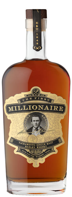The First Millionaire Whiskey American Barley Single Malt Sacramento The First Millionaire Whiskey American Barley Single Malt Sacramento