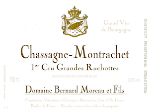Alex Moreau Chassagne-Montrachet Premier Cru Grand Ruchottes Alex Moreau Chassagne-Montrachet Premier Cru Grand Ruchottes