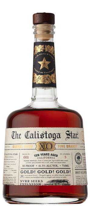 The Calistoga Star Brandy XO 10 Year Barrel Aged The Calistoga Star Brandy XO 10 Year Barrel Aged
