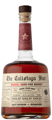 The Calistoga Star Brandy Fine 7 Year Barrel Aged
