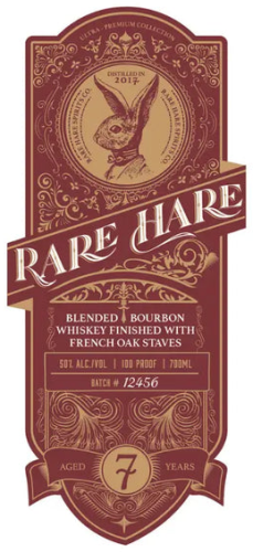 Rare Hare Bourbon 7 Year French Oak Stave Finish