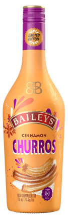 Bailey's Liqueur Irish Cream Cinnamon Churros Bailey's Liqueur Irish Cream Cinnamon Churros