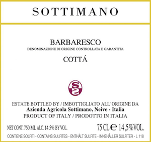 Sottimano Barbaresco Cotta