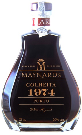 Maynard's Port Colheita Hand Painted Bottle