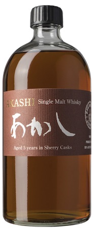 White Oak Distillery Akashi Whisky Single Malt Sherry Cask 5 Year