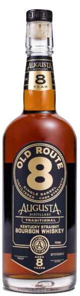Augusta Distillery Straight Bourbon Whiskey "Old Route 8" Cask Strength Single Barrel