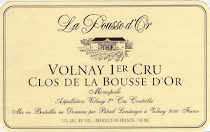 La Pousse d'Or Volnay 1er Cru Clos de la Bousse d'Or