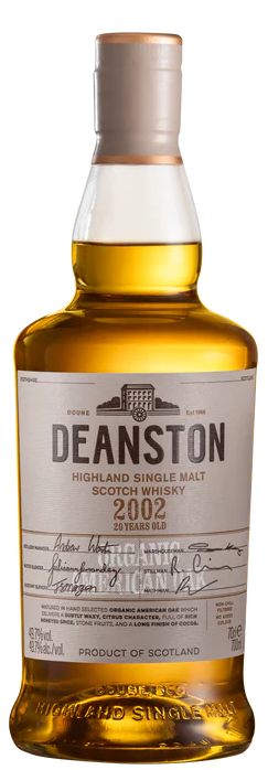 Deanston Scotch Single Malt 20 Year American Oak Organic