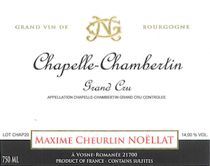Maxime Cheurlin Noellat Chapelle Chambertin Grand Cru