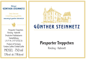 Gunther Steinmetz Piesporter Treppchen Riesling Kabinett
