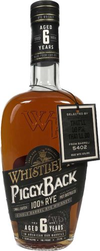 Whistlepig Rye Whiskey Piggy Back 6 Year "That"ll Do Pig, That"ll Do"