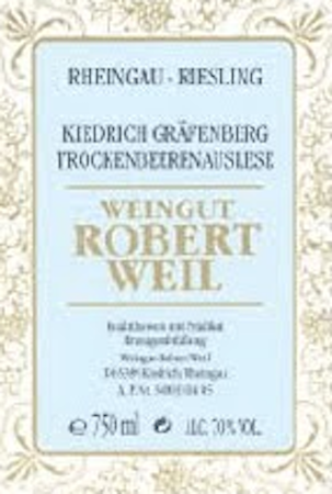 Weingut Robert Weil Kiedricher Grafenberg Riesling TBA
