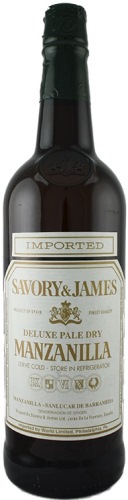 Savory & James Manzanilla Sherry Savory & James Manzanilla Sherry