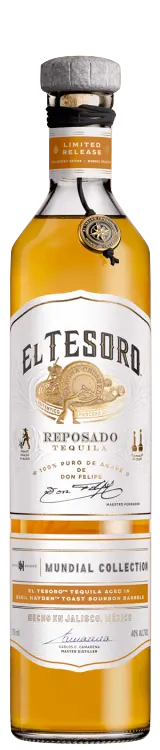 El Tesoro Tequila Reposado Mundial Collection: Basil Hayden Toast El Tesoro Tequila Reposado Mundial Collection: Basil Hayden Toast