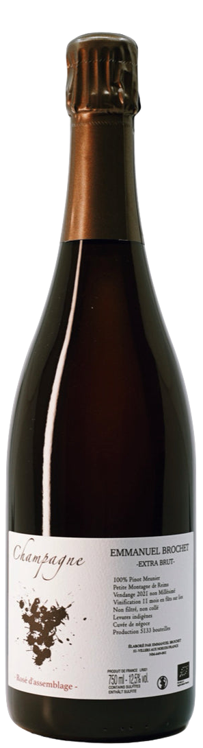Emmanuel Brochet Champagne Extra Brut Rose d'Assemblage Emmanuel Brochet Champagne Extra Brut Rose d'Assemblage