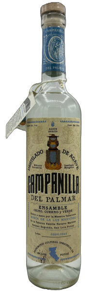 Campanilla Del Palmar Destilado De Agave 'Ensemble Verde Chino Cuerno - Maria De La Luz Martinez'