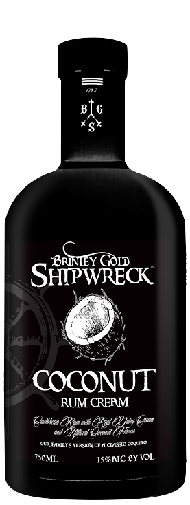 Brinley Gold Shipwreck Liqueur Coconut Rum Cream