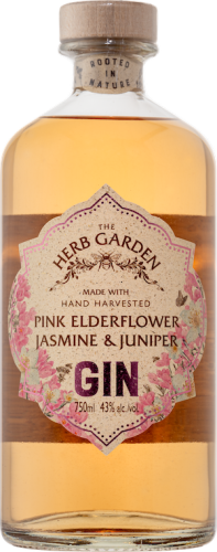The Herb Garden Gin Pink Elderflower, Jasmine & Juniper