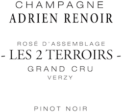 Adrien Renoir Champagne Grand Cru Les 2 Terroirs Rose d'Assemblage