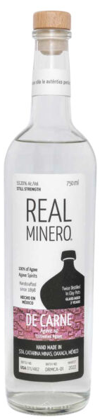 Real Minero Destilado de Agave de Carne Still Strength