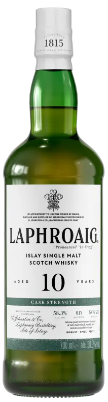Laphroaig Scotch Single Malt Batch 17 10 Year Cask Strength 116.6@ Laphroaig Scotch Single Malt Batch 17 10 Year Cask Strength 116.6@