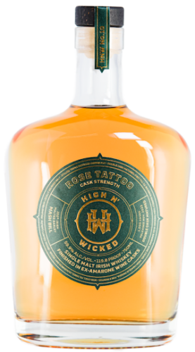 High N' Wicked Irish Whiskey Single Malt "Rose Tattoo - Ex-Amarone Cask"