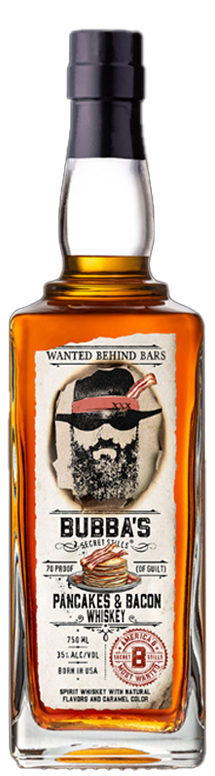 Bubba's Secret Stills Whiskey Pancakes & Bacon
