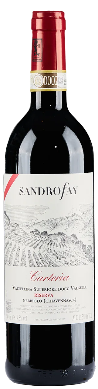 Sandro Fay Valtellina Superiore Valgella Riserva "Carteria" DOCG Sandro Fay Valtellina Superiore Valgella Riserva "Carteria" DOCG
