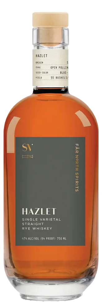Far North Spirits Rye Whiskey Single Varietal Hazlet