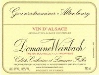 Domaine Weinbach Gewurztraminer Altenbourg