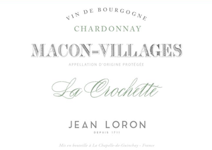 Jean Loron Macon Villages la Crochette Jean Loron Macon Villages la Crochette