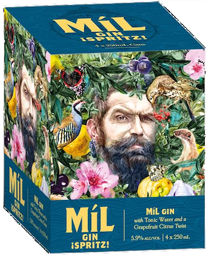 Mil Gin Spritz Grapefruit 4pk Mil Gin Spritz Grapefruit 4pk