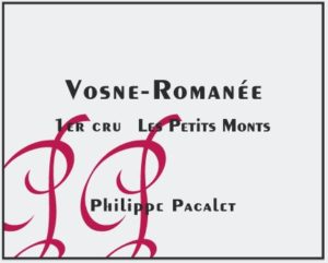 Philippe Pacalet Vosne Romanee Premier Cru Les Petits Monts Philippe Pacalet Vosne Romanee Premier Cru Les Petits Monts