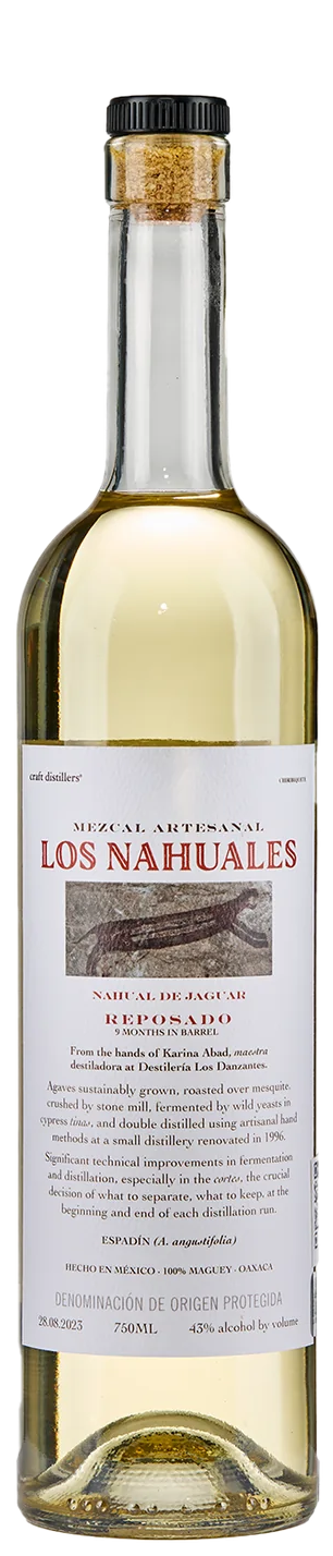 Los Nahuales Mezcal Artesanal Reposado Nahual De Coyote