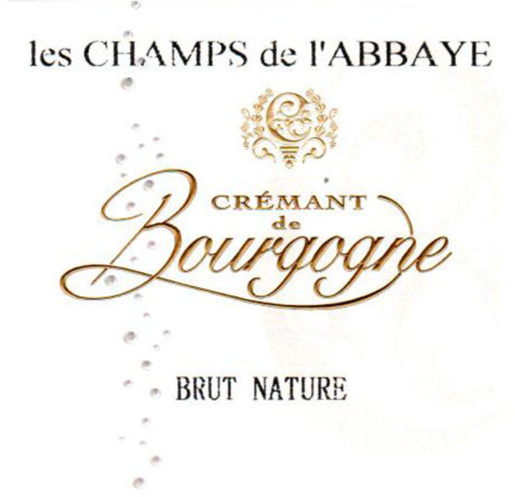 Les Champs de L'abbaye Cremant de Bourgogne Brut Nature