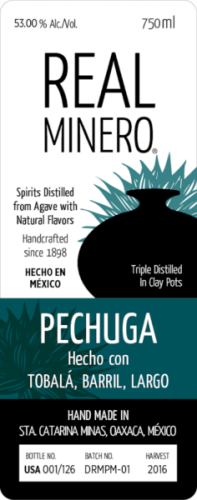 Real Minero Destillado de Agave Pechuga con Tobala/Largo/Barril - 9th Floor