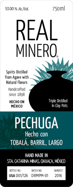 Real Minero Destillado de Agave Pechuga con Tobala/Largo/Barril - 9th Floor