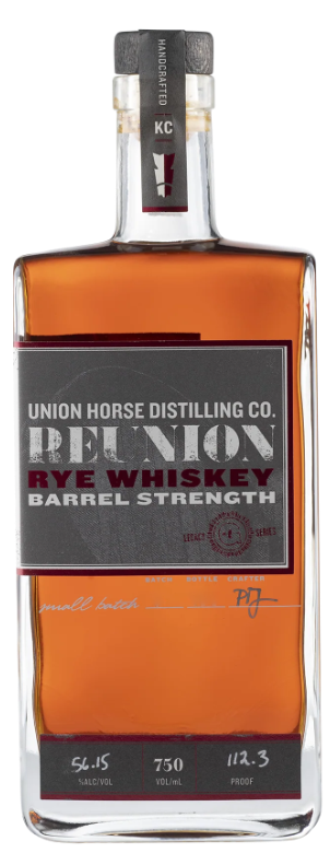 Union Horse Distilling Co. Straight Rye Whiskey Reunion Barrel Strength Union Horse Distilling Co. Straight Rye Whiskey Reunion Barrel Strength