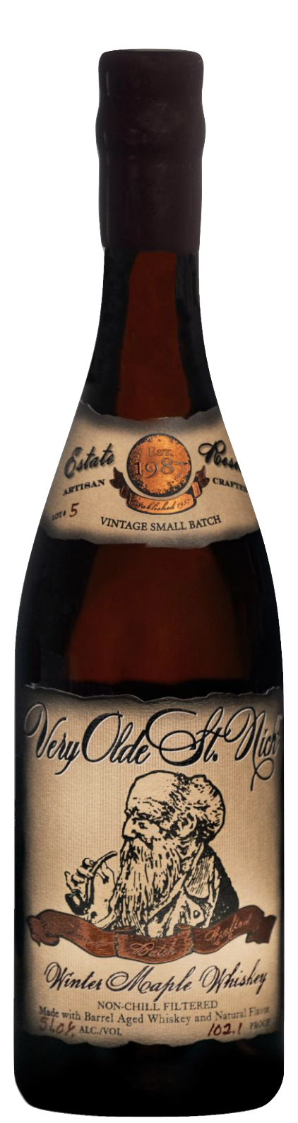 Preservation Distillery Rye Whiskey Very Olde St. Nick Winter