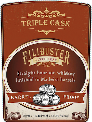 Filibuster Bourbon Triple Cask Madeira Finish Filibuster Bourbon Triple Cask Madeira Finish
