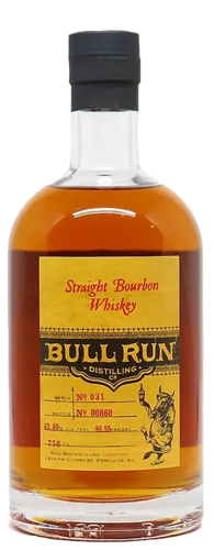 Bull Run Distilling Co. Straight Bourbon Whiskey